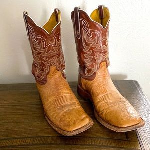 Tony Lama half quill cowboy boots